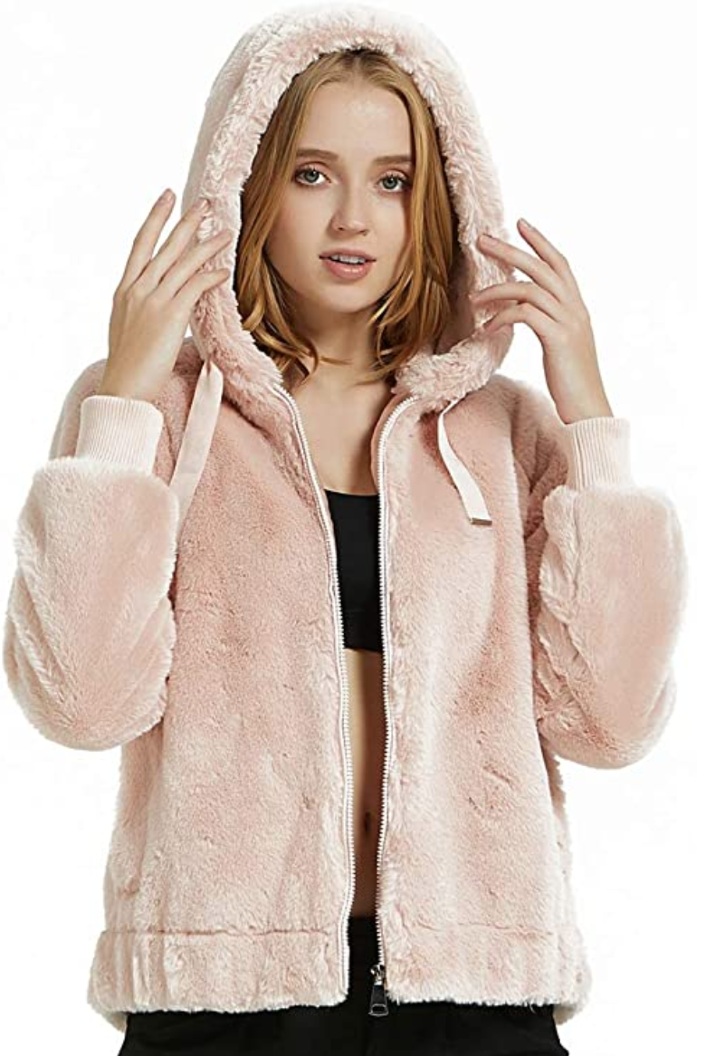 Bellivera faux hot sale fur jacket